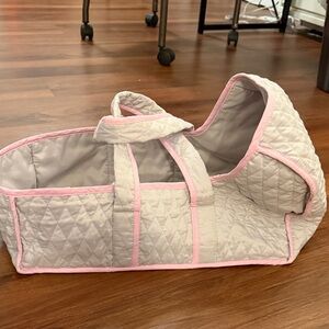 FAO Schwarz Quilted Carrier with Pink Accents